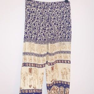 boho flowy elephant pants | Size XS